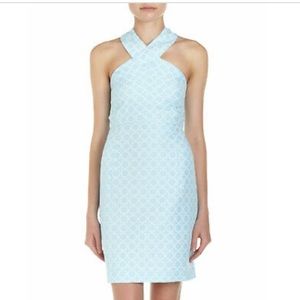 Michael Kors Matelasse Halter Dress